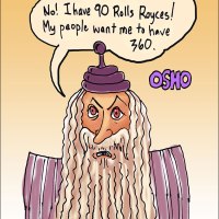 Osho a "no show" (with 90 Rolls Royces)
